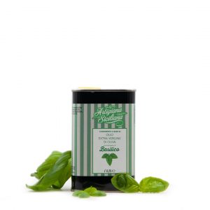 Olio Evo al Basilico in Latta 250 ml