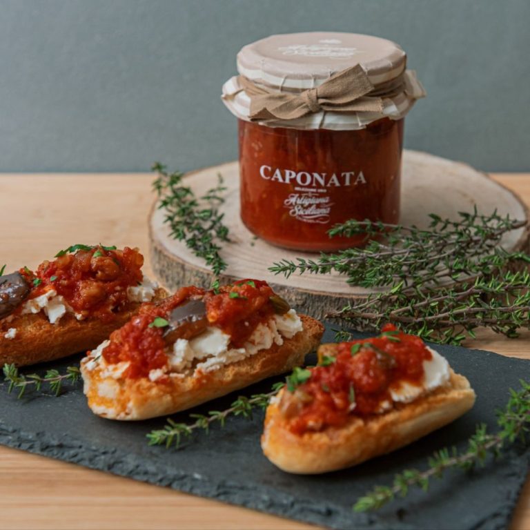 Ricetta dei crostini con Caponata